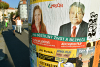 Předvolební plakát KSČM.