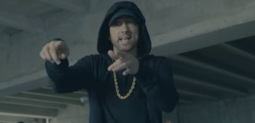 Americký rapper Eminem.