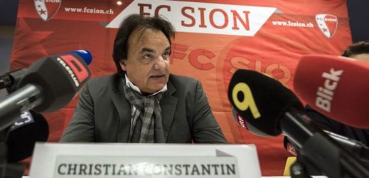 Předseda švýcarského fotbalového klubu FC Sion Christian Constantin.