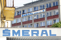 Sídlo a logo firmy Šmeral Brno.