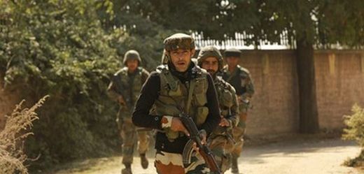 Vojáci indické armády v Kašmíru.