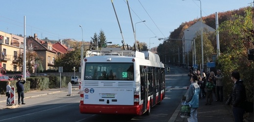 Trolejbus, DPP, Praha.