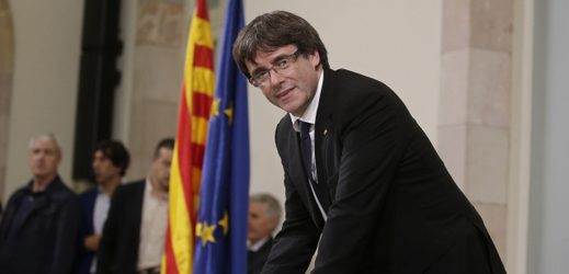 Předseda regionální vlády ve Španělsku Carles Puigdemont.