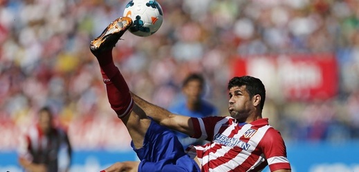 Hráč Atlética Madrid Diego Costa (ilustrační foto).