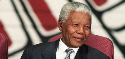 Bývalý prezident Jihoafrické republiky Nelson Mandela.