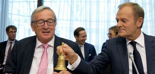 Jean-Claude Juncker (vlevo) a Donald Tusk.