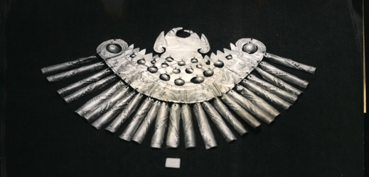Jeden z artefekatů v kolumbijském pokladu.