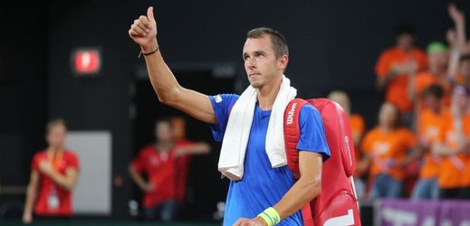 Český tenista Lukáš Rosol.