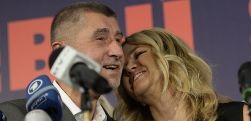 Andrej Babiš s manželkou. 