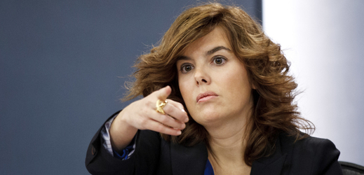 Španělská vicepremiérka Soraya Sáenzová.