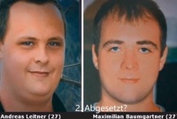 Pohřešovaní Andreas Leitner a Maximillian Baumgartner.
