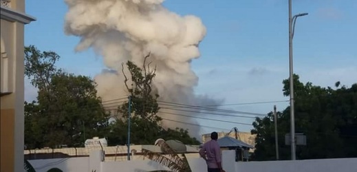 Výbuch v Mogadišu.