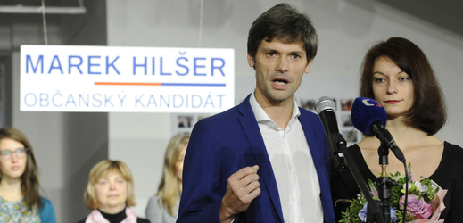 Kandidát na prezidenta Marek Hilšer.