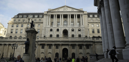 Bank of England v Londýně.