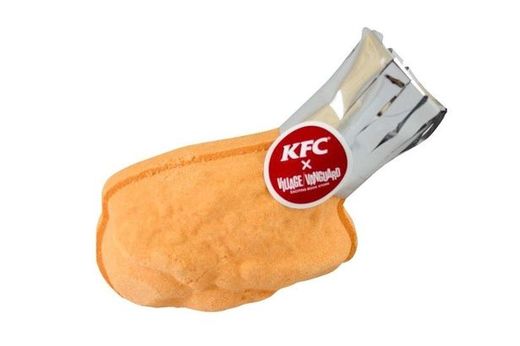 Koupelová bomba s vůní smaženého kuřete z KFC.