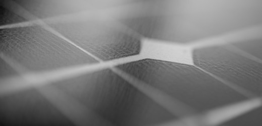 Detail solárního panelu.
