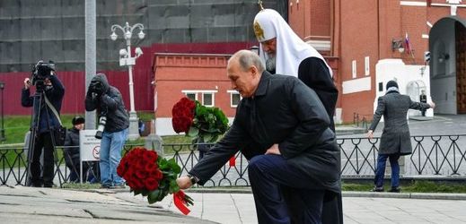 Vladimir Putin během oslav Dne národní jednoty.