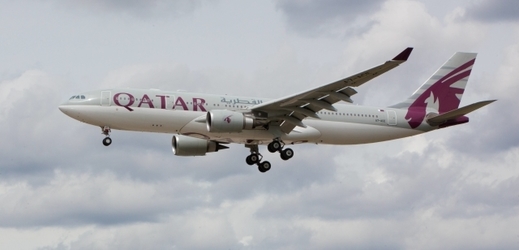 Letadlo Qatar Airlines.