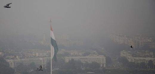 Smogová situace v Dillí.