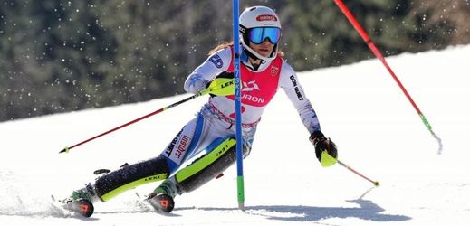 Česká lyžařka Martina Dubovská. 