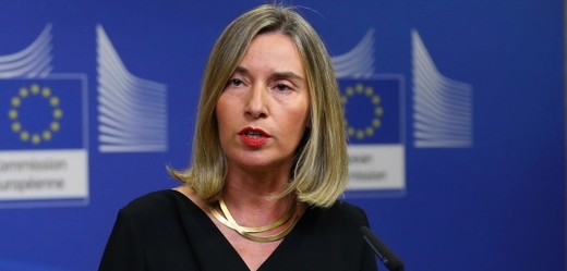 Šéfka unijní diplomacie Federika Mogheriniová.