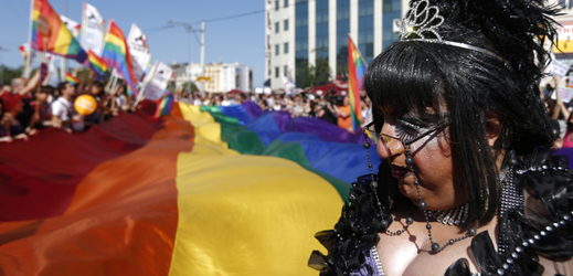 Průvod gayů a leseb v Turecku.