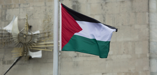 Vlajka Palestiny.
