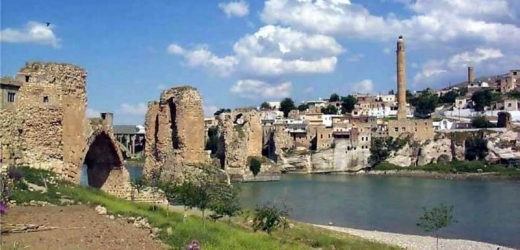 Starobylé turecké město Hasankeyfu.