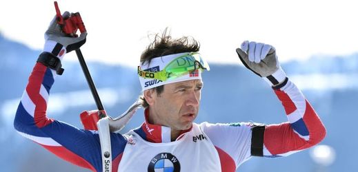 Nejúspěšnější biatlonista historie Ole Einar Björndalen.