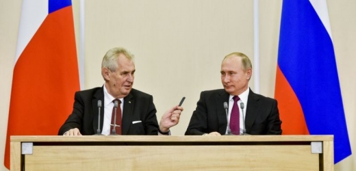 Miloš Zeman (vlevo) a Vladimir Putin.