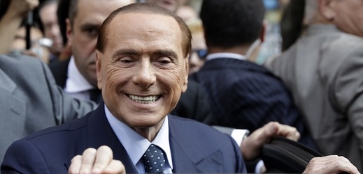Italský mediální magnát a politik Silvio Berlusconi.