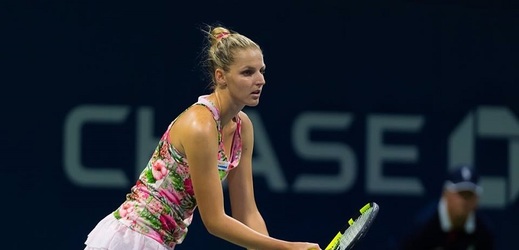 Česká tenistka Kristýna Plíšková na US Open.
