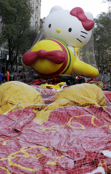 Jednou z tradic Díkůvzdání je balónový průvod.
