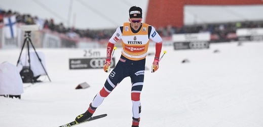 Běžec na lyžích Johannes Hösflot Klaebo.