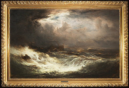 Bouře na moři z roku 1889 od Ivana Konstantinoviče Ajvazovského.