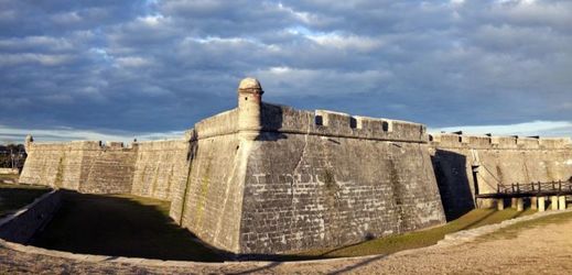 Floridská pevnost Castillo de San Marcos.