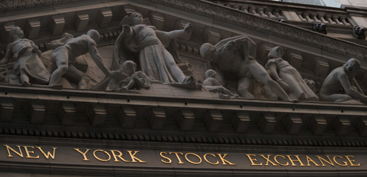 Budova the New York Stock Exchange.