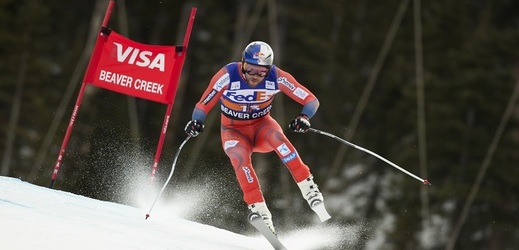 Aksel Lund Svindal jako první lyžař vyhrál počtvrté sjezd SP.