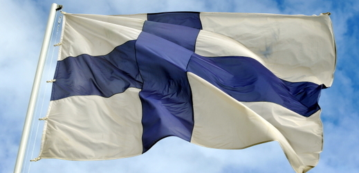 Finská vlajka.