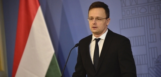 Šéf maďarské diplomacie Péter Szijjártó.