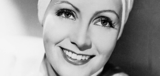 Herečka Greta Garbo.