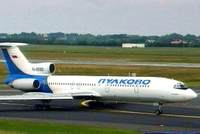 Letadlo Tupolev TU-154. 