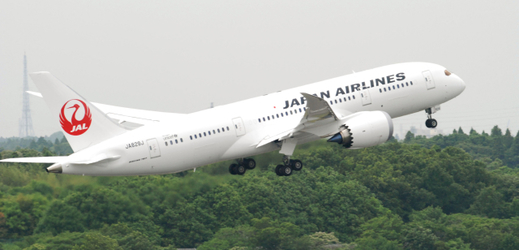 Letadlo společnosti Japan Airlines.