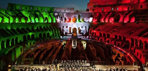 Koloseum v Římě. 