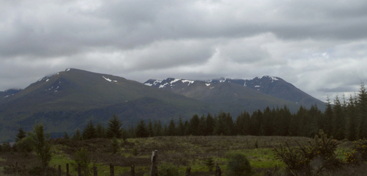 Hora Mount Hope je více jak dvakrát vyšší než skotská hora Ben Nevis (na snímku).