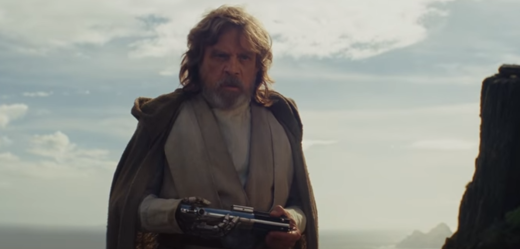 Mark Hamill jako Luke Skywalker.
