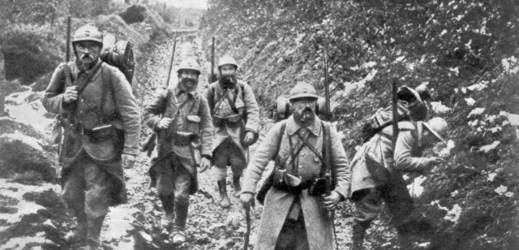 Vojáci v první světové válce.