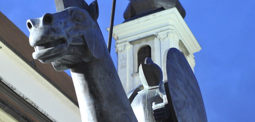 Jezdecká socha markraběte Jošta Lucemburského na Moravském náměstí v Brně (ilustrační foto).