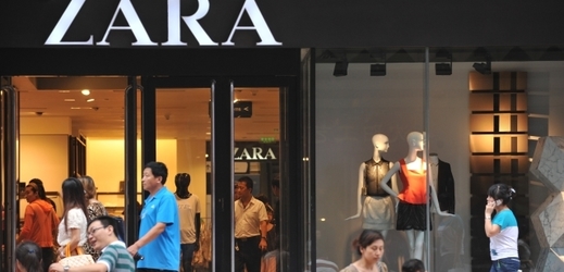 Obchod Zara v Číně.