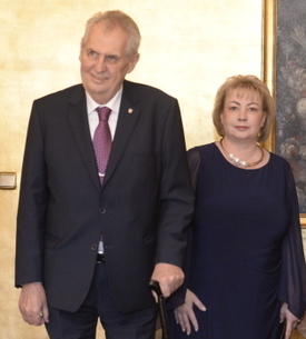 Prezidentský pár Miloš Zeman a Ivana Zemanová.